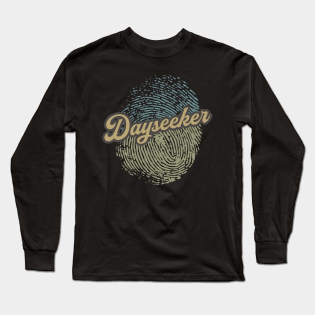 Dayseeker Fingerprint Long Sleeve T-Shirt by anotherquicksand